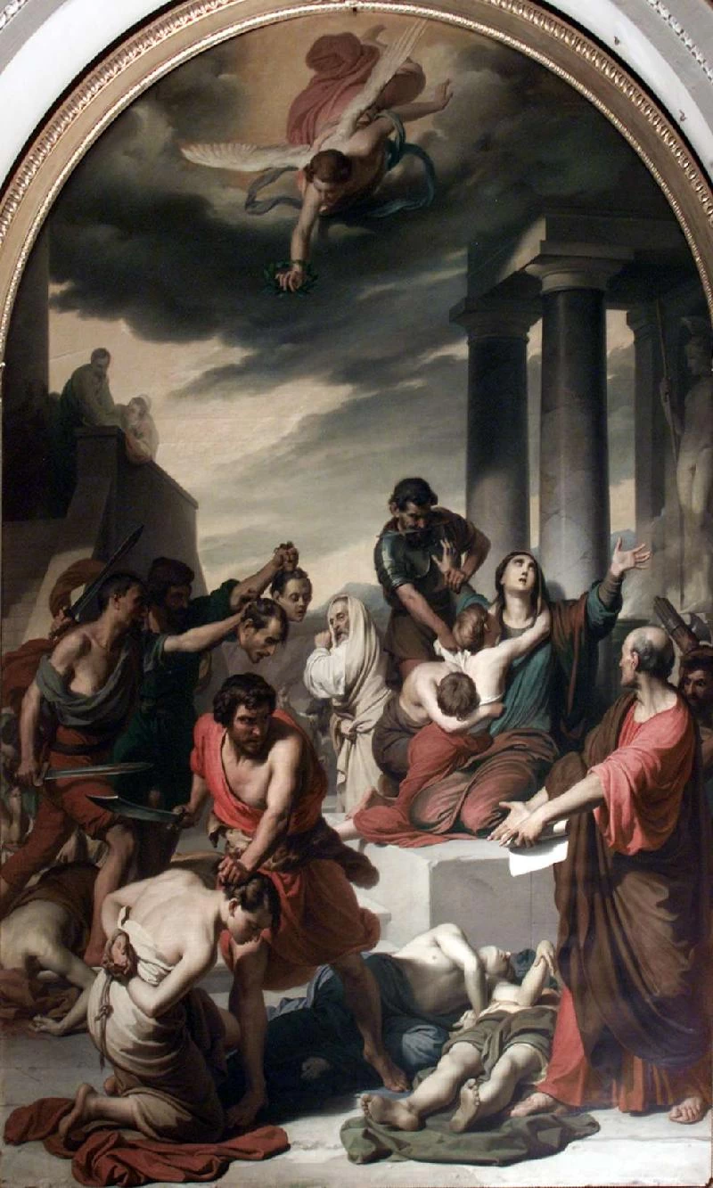 Martirio dei Santi Sette Fratelli davanti alla madre Felicita